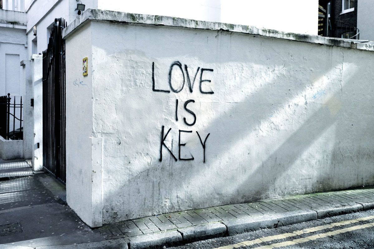 Love Is Key Graffiti