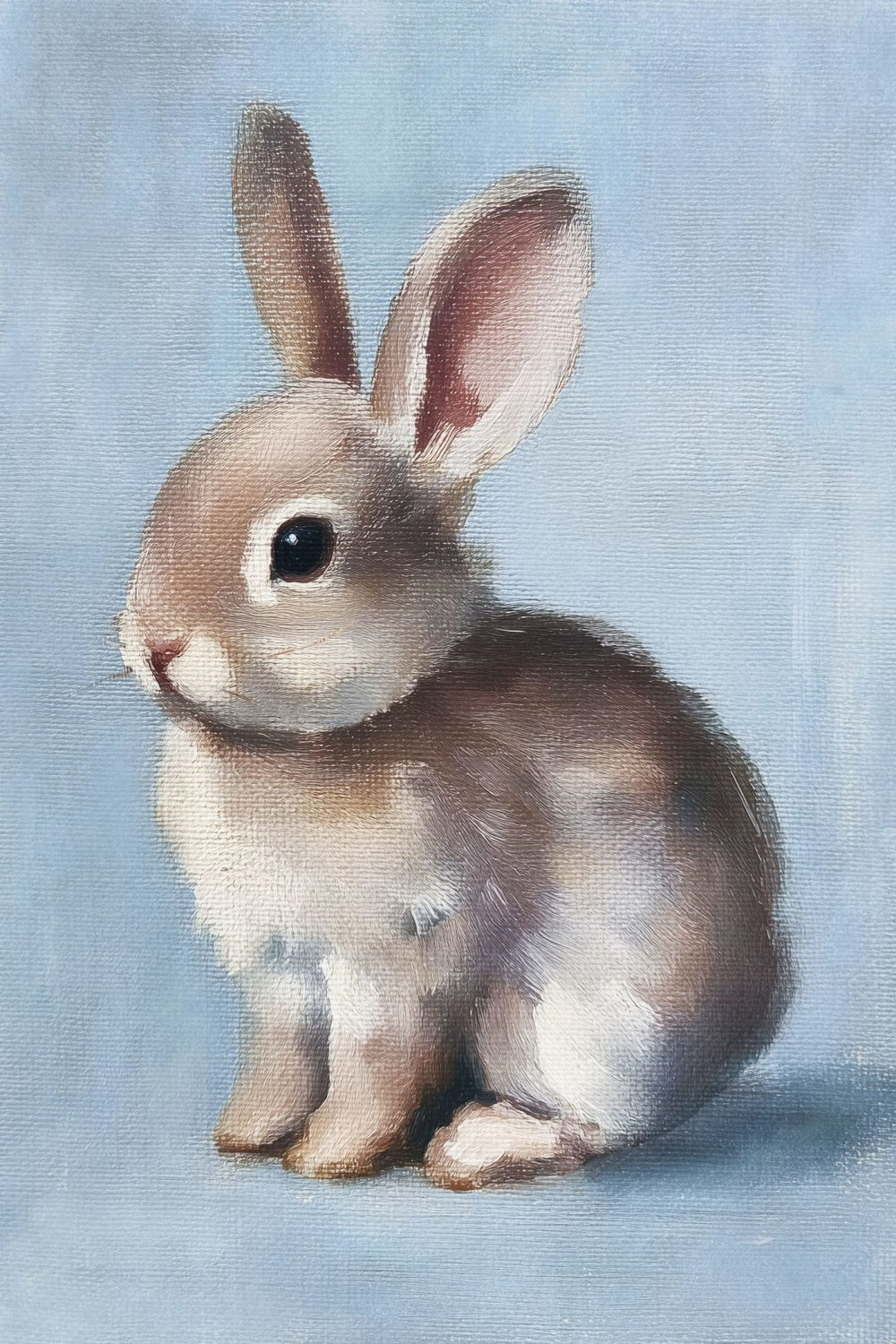 Sweet Little Brown Bunny Rabbit Painting