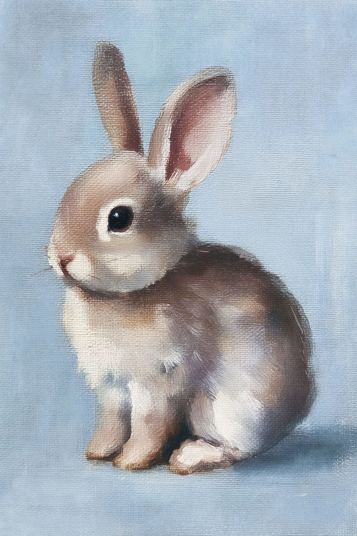 Sweet Little Brown Bunny Rabbit Painting
