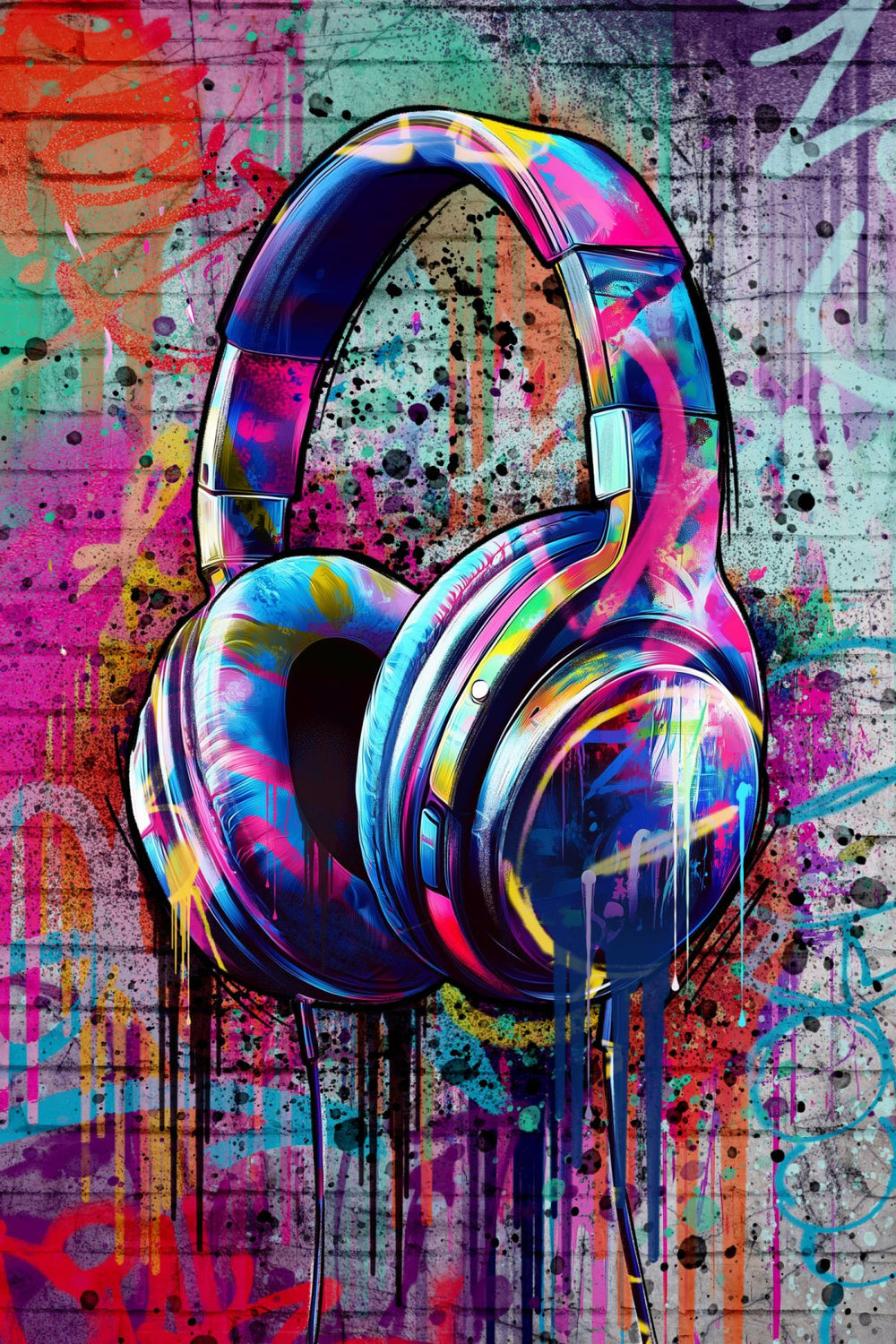 Headphones Graffiti II