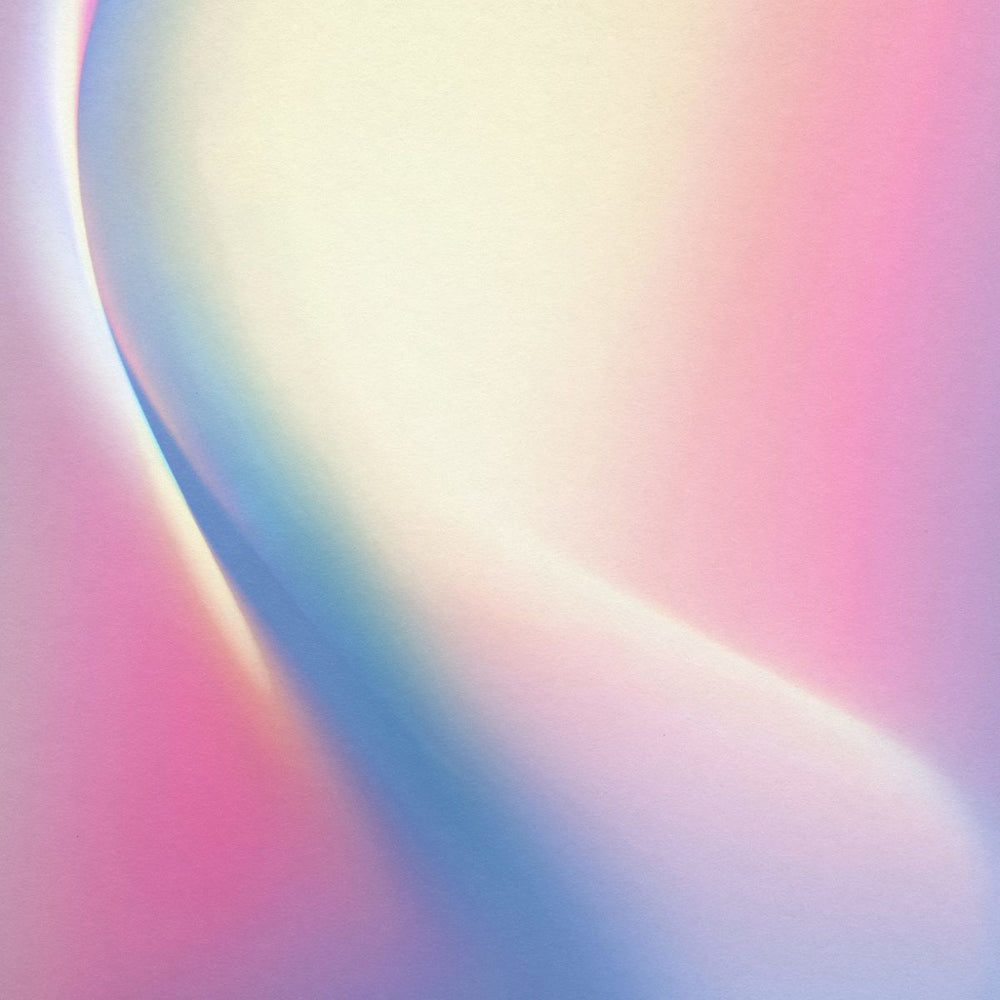 Pastel Pink and Blue Swirl Abstract