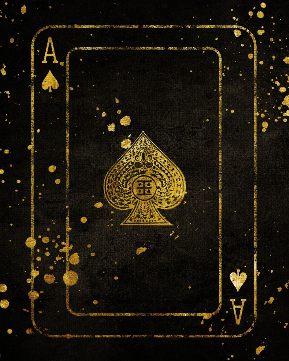 Gilded Ace Of Spades