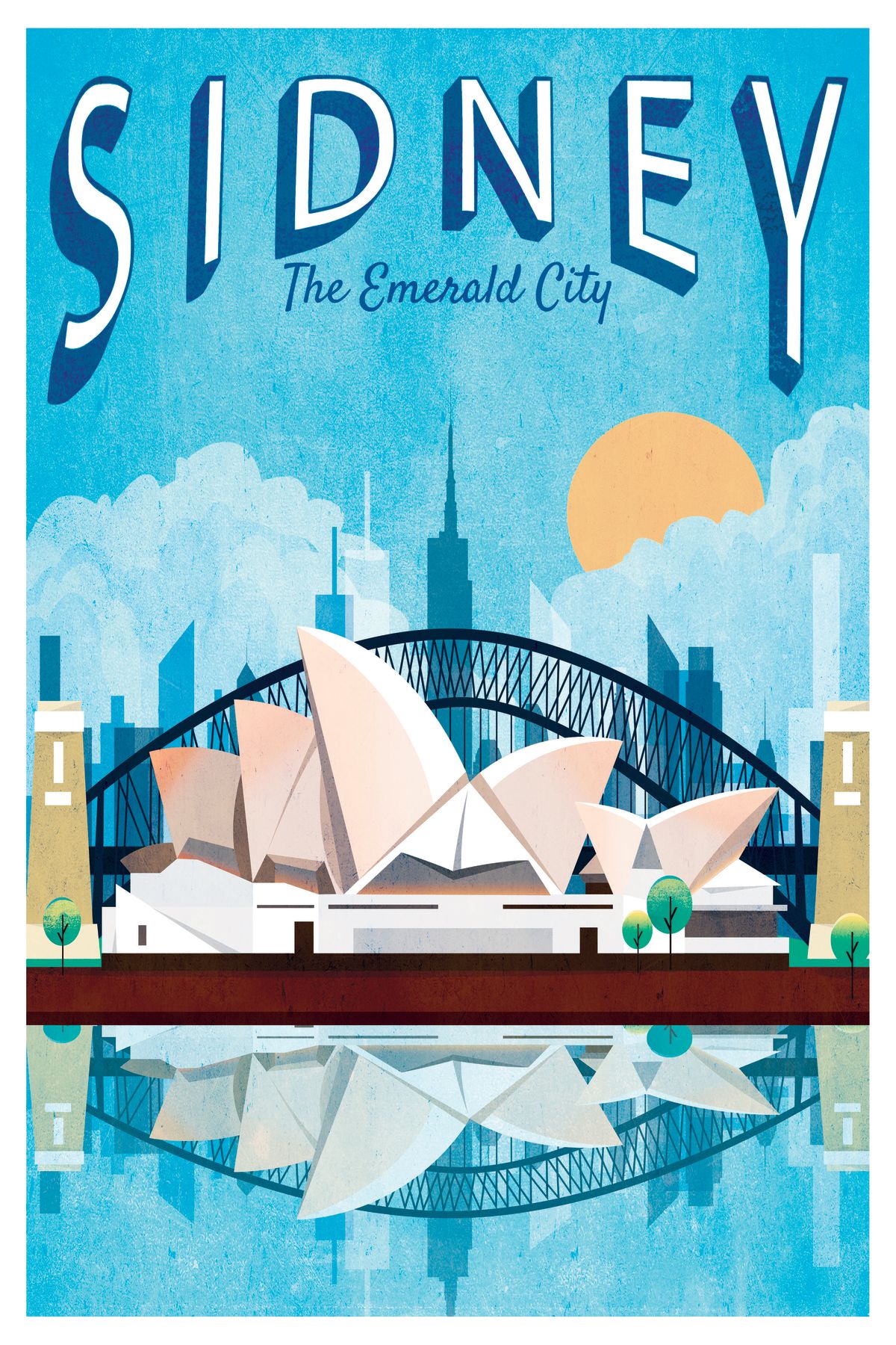 Sydney Tourism Vintage Poster