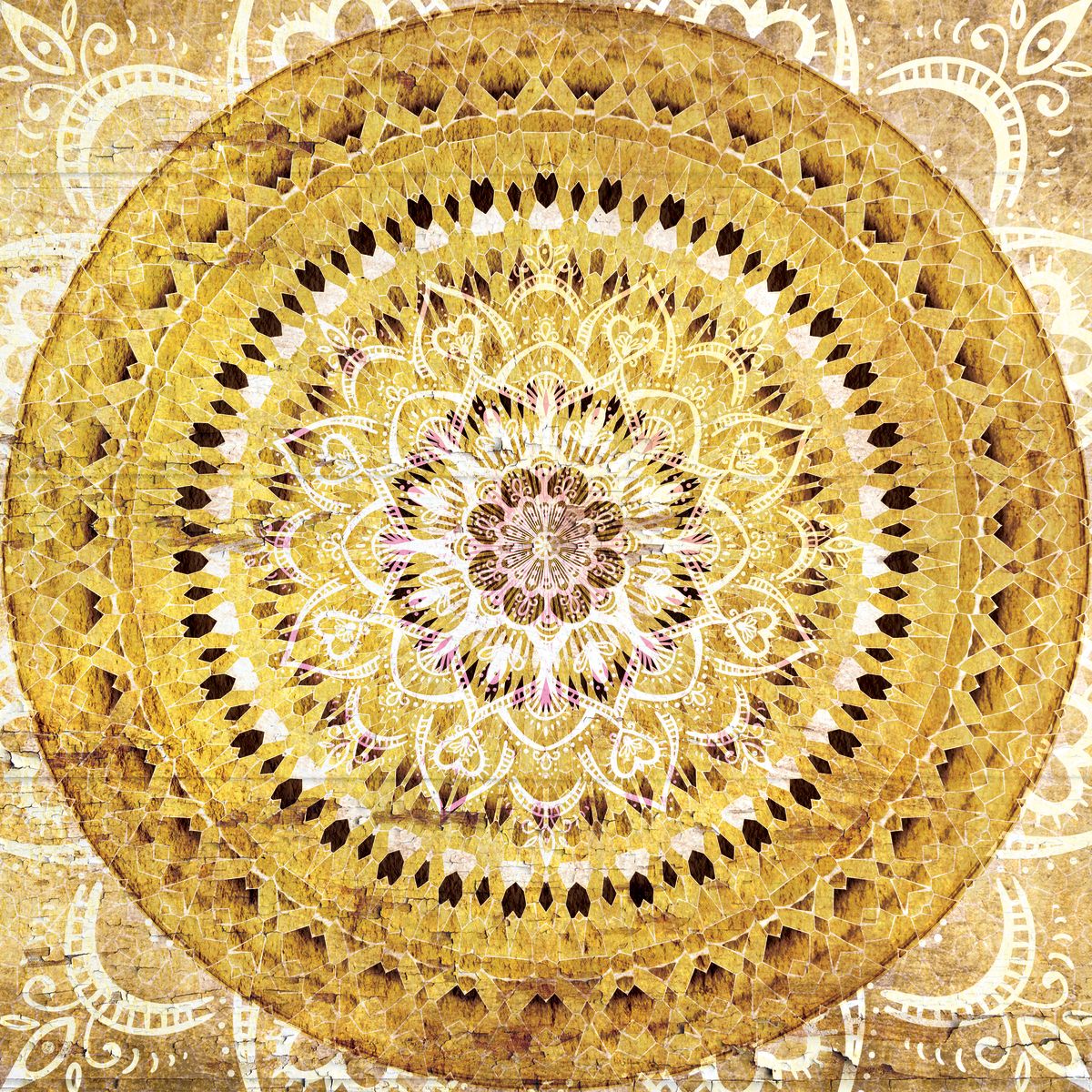 Golden Mandala Symbol