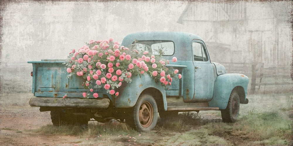 Truck Full Of Flowers