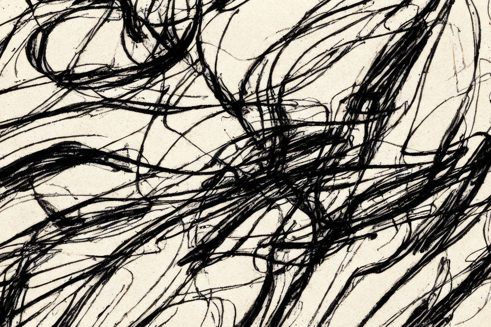 Abstract Black Threads