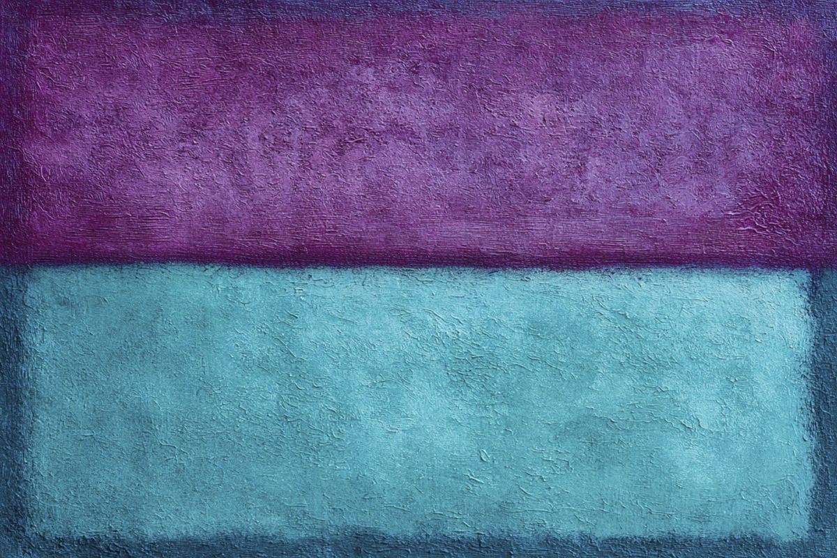 Purple Teal Abstract