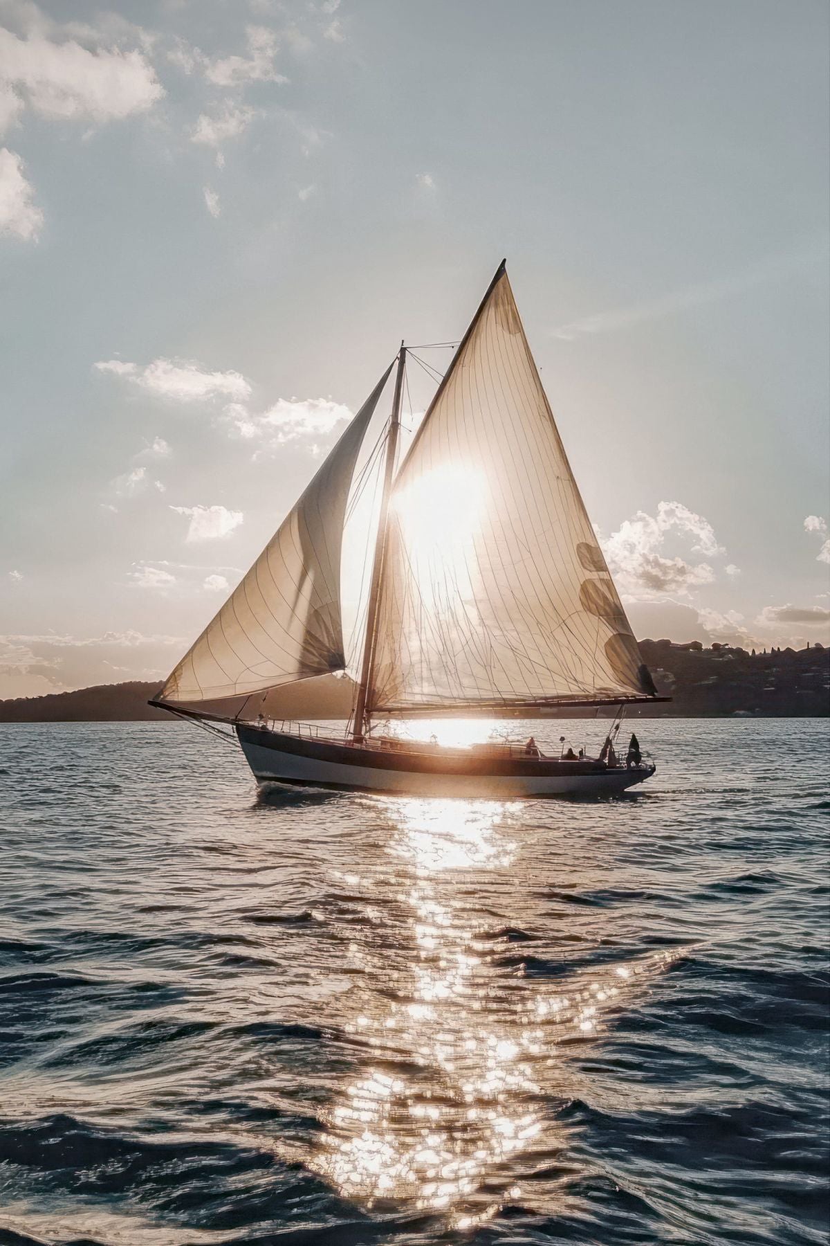 Sailboat In Quiet Drift