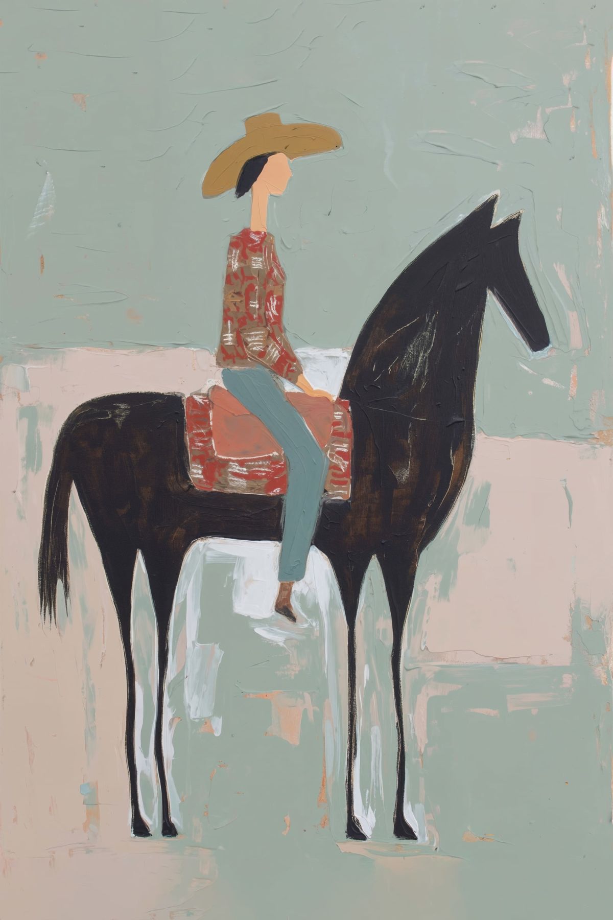 Modern Rider at Sunrise