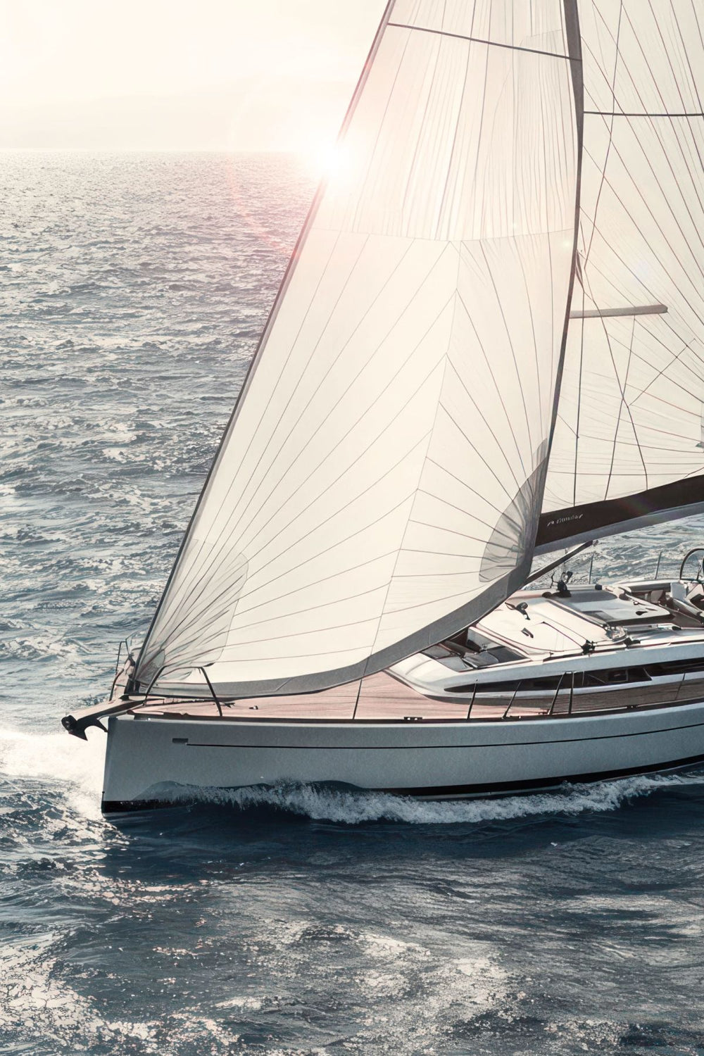 Sailboat Moving Away