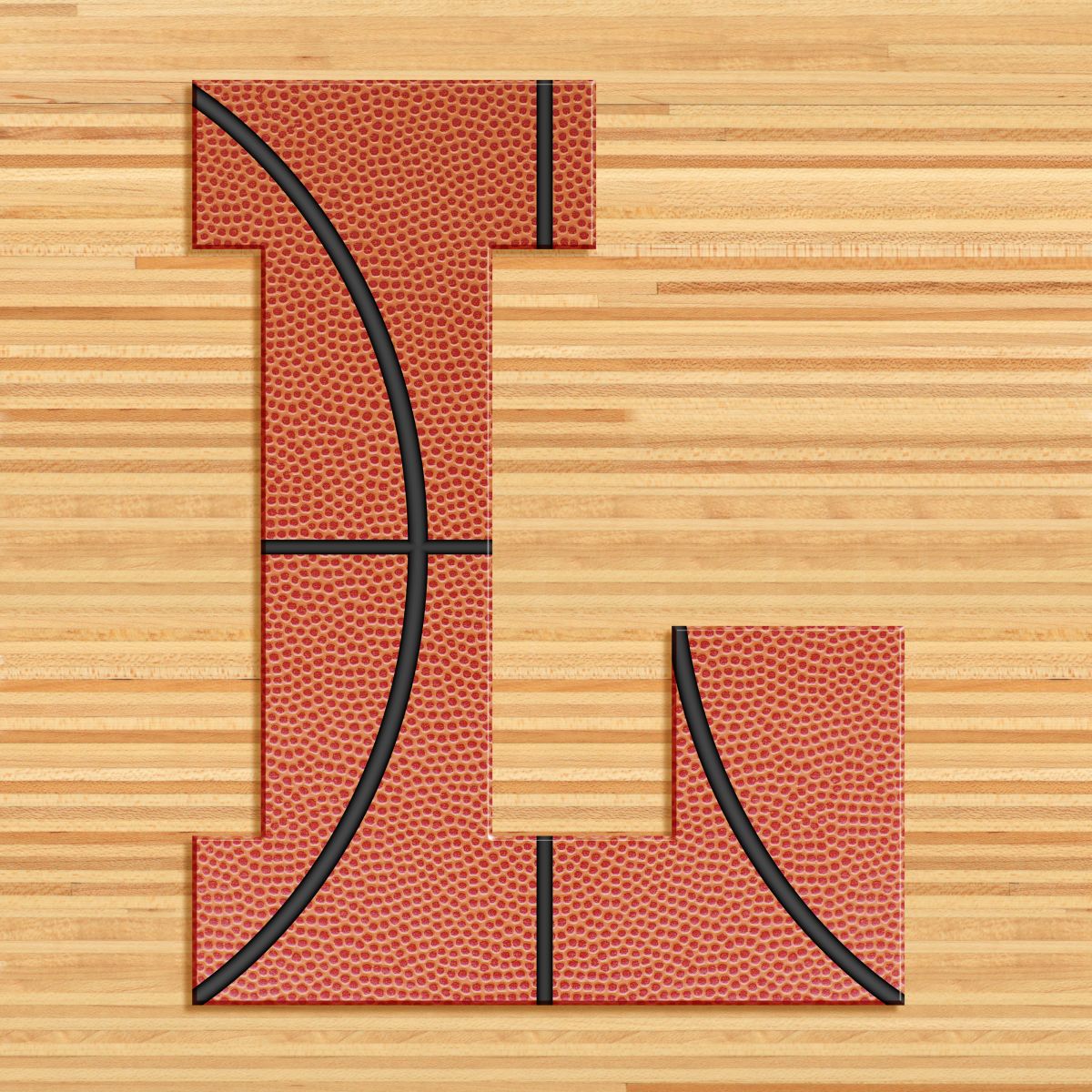 Basketball Letter L