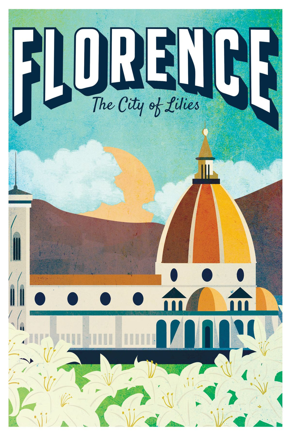 Florence Tourism Vintage Poster
