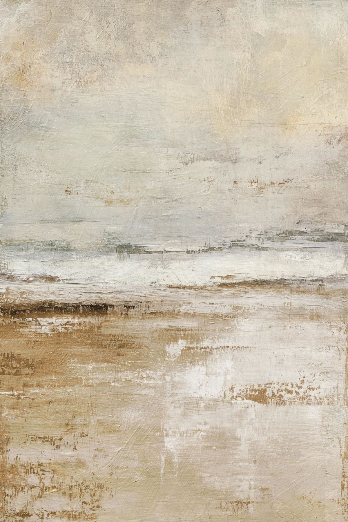 Sand Beneath White Skies