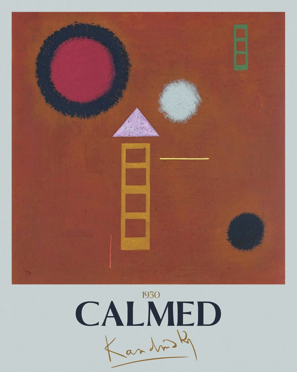 Calmed Kandinsky Exhibition Poster