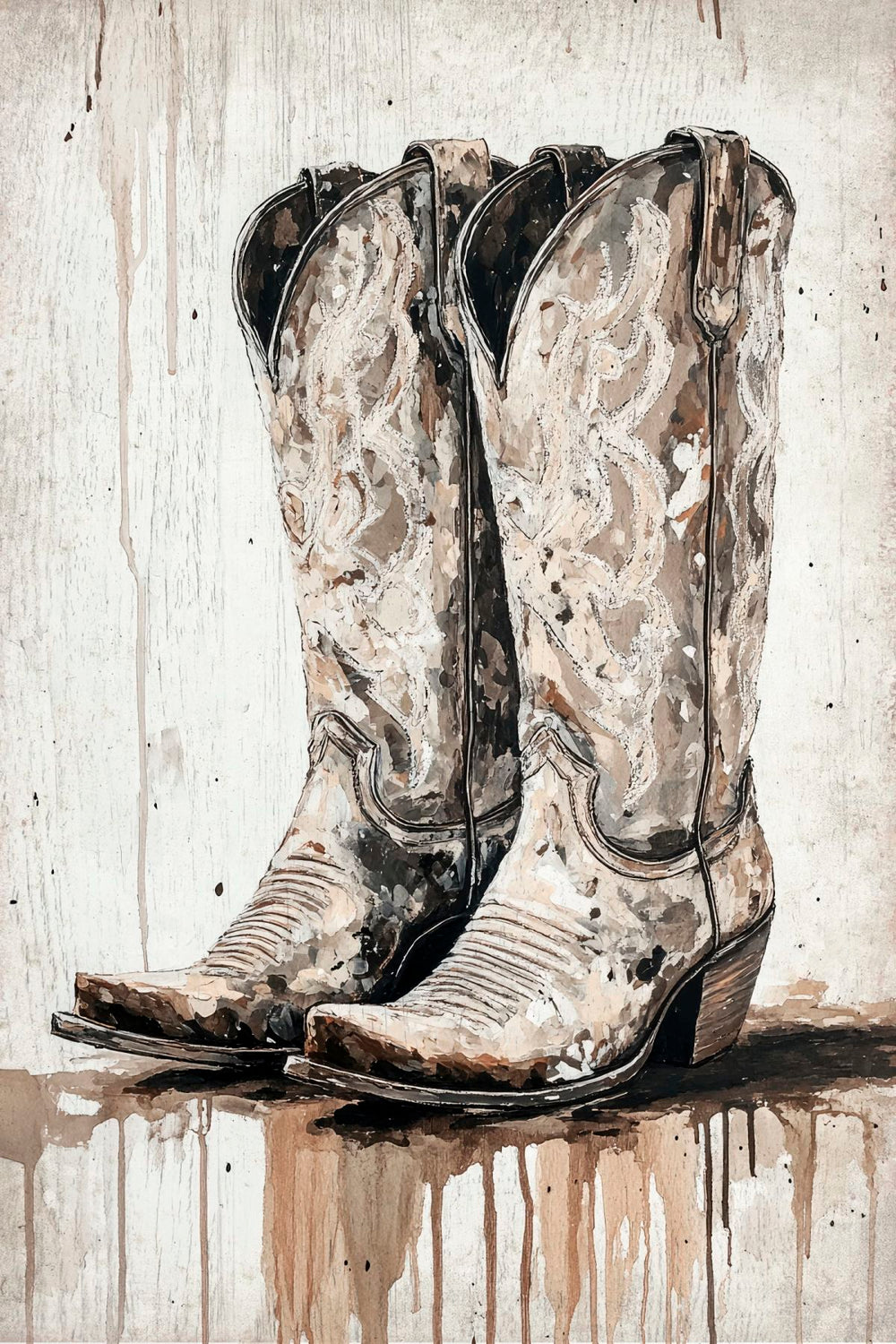 Western Pair Of Boots
