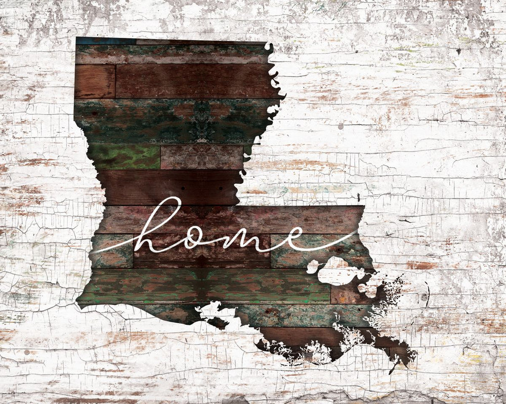 Louisiana Home Map