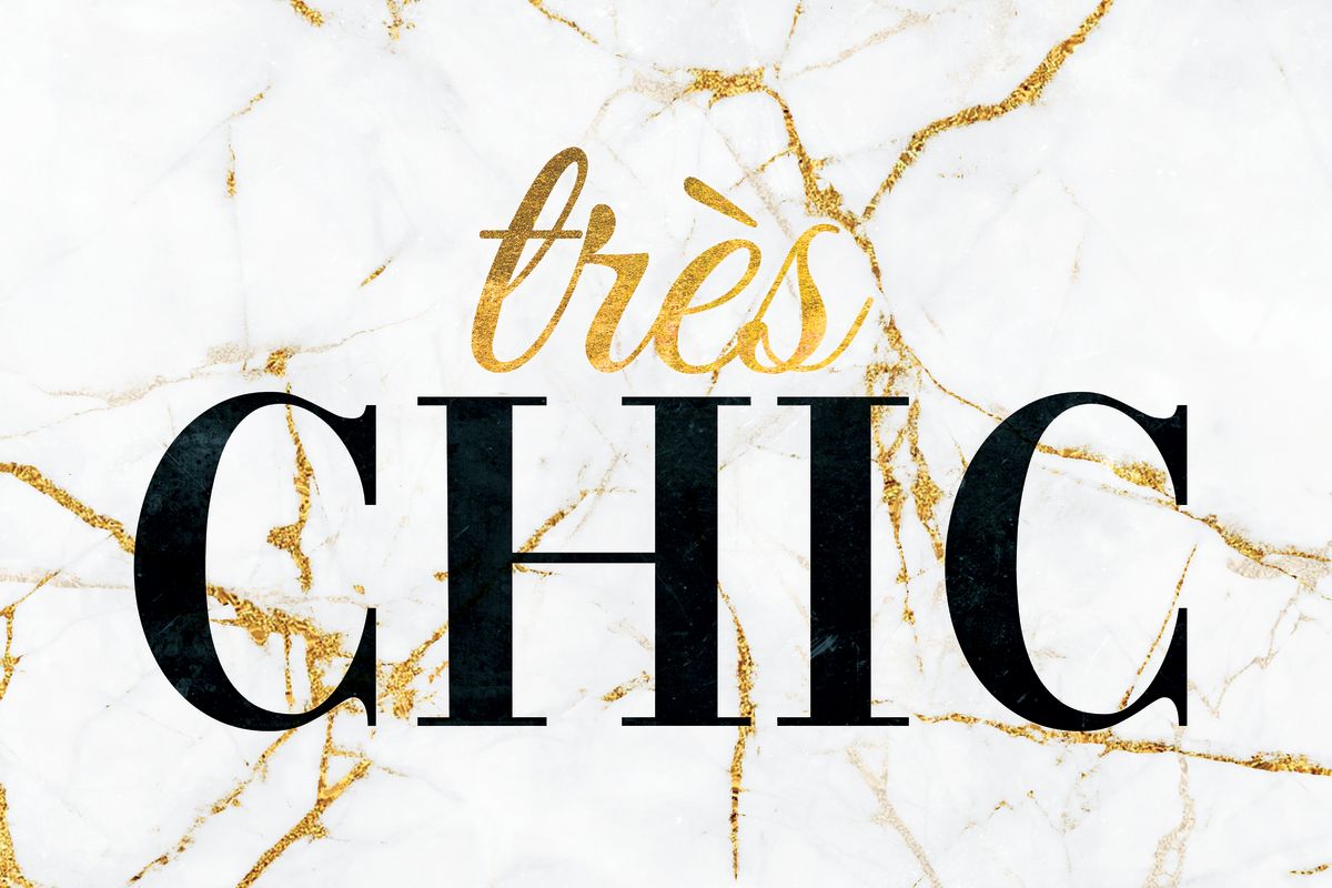 Tres Chic In Gold
