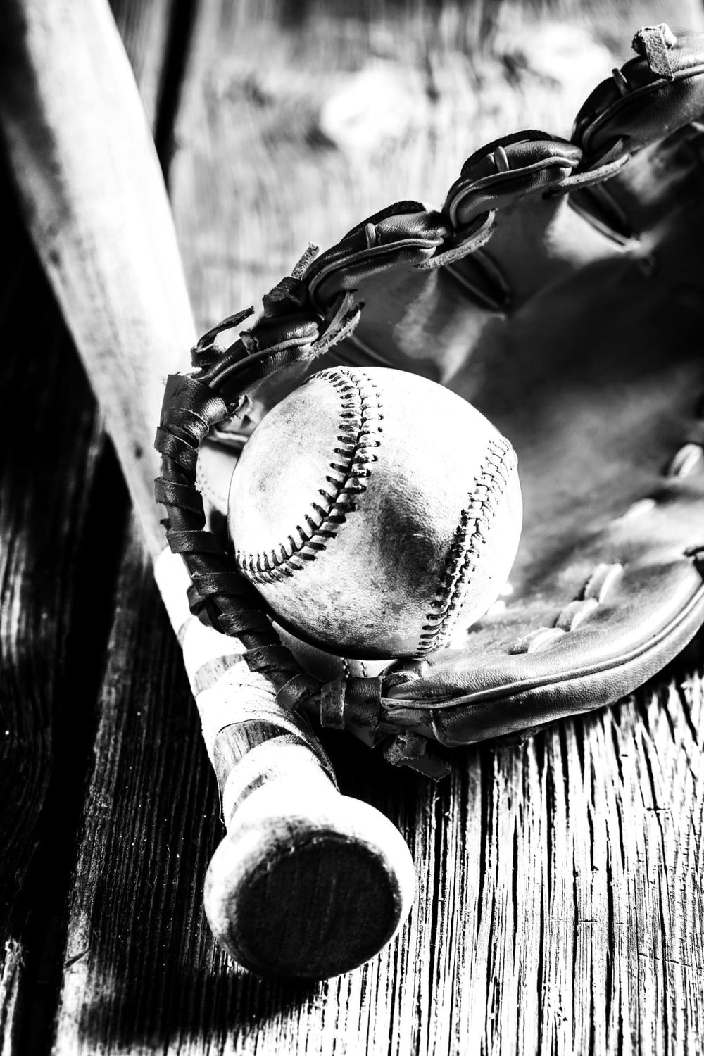 Baseball Equipment BW