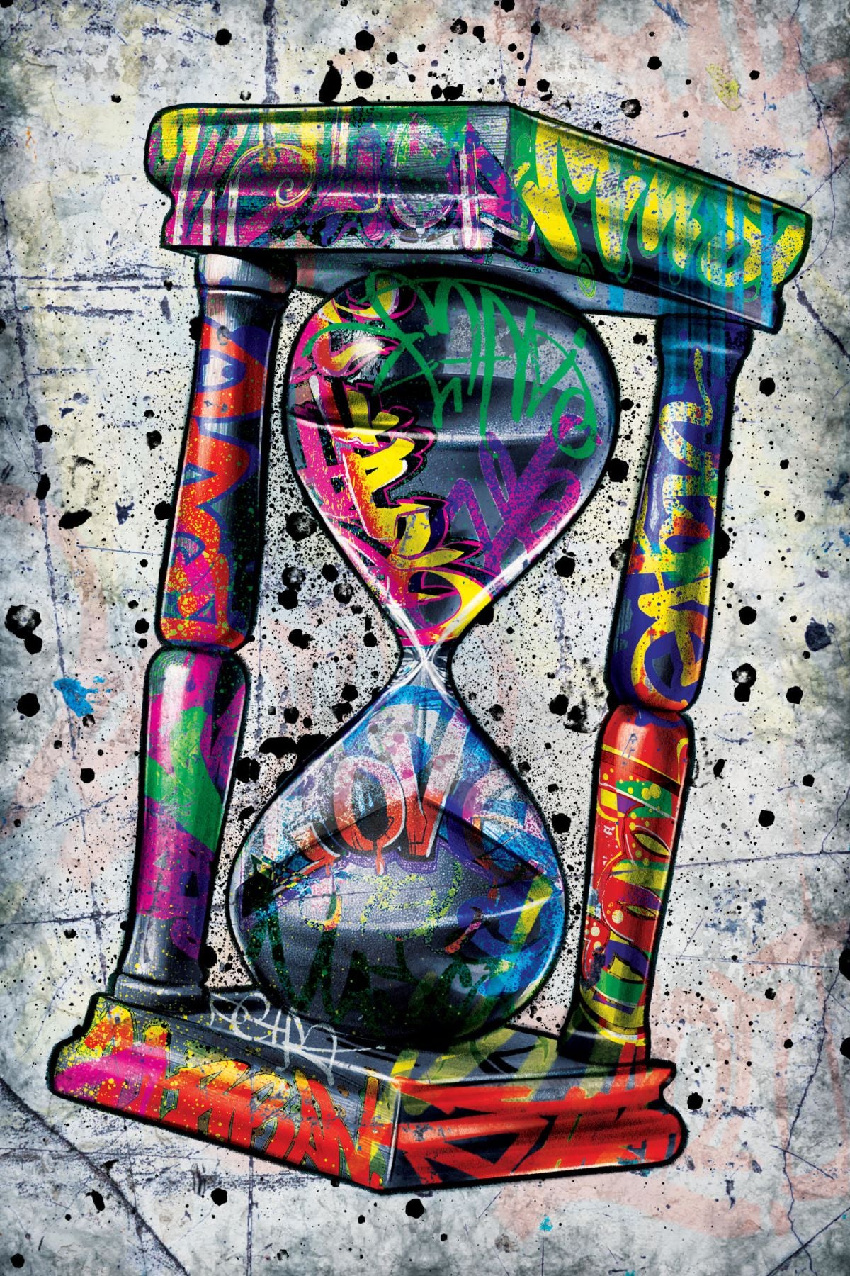 Sand Clock Graffiti