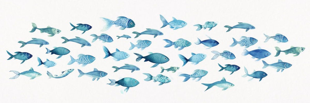 Fish In Order Wall Art