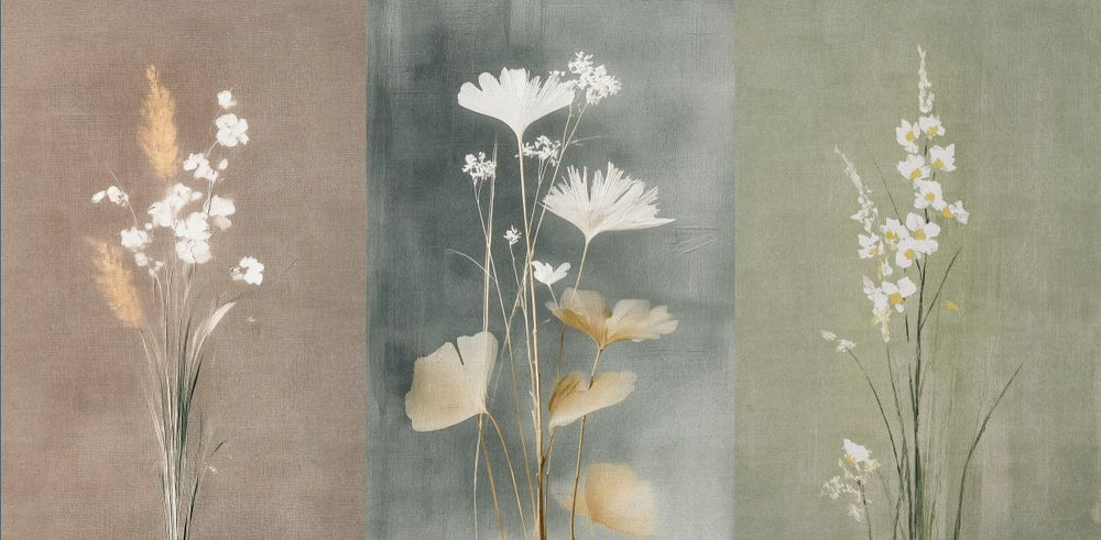 Dainty Flowers Triptych I