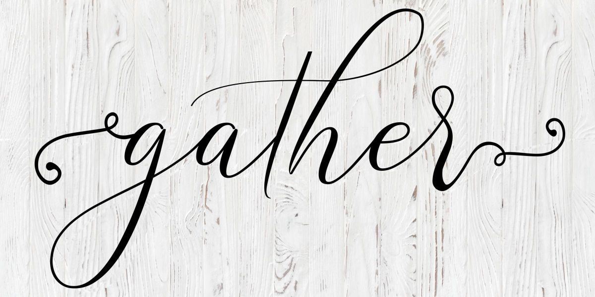 Minimalist Gather Sign II