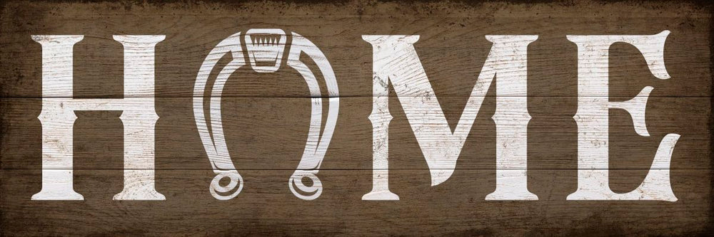 Home Ranch Sign Wood Style