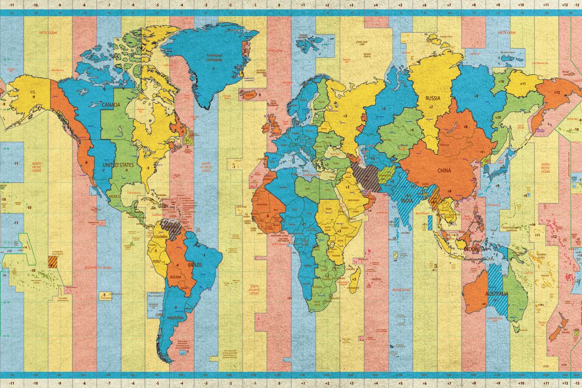 Geographic World Map IX