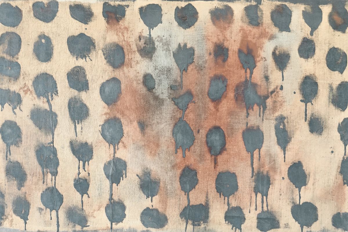 Industrial Dripping Spots Abstract