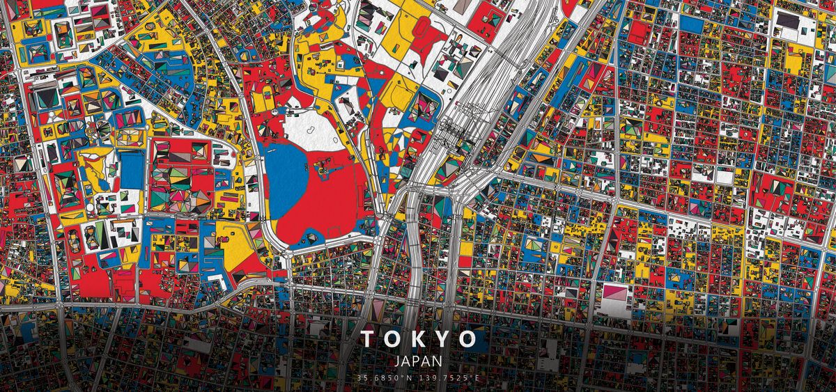 Modern Tokyo City Map II