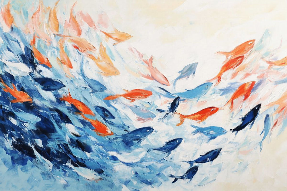 Colorful Fish Vortex I