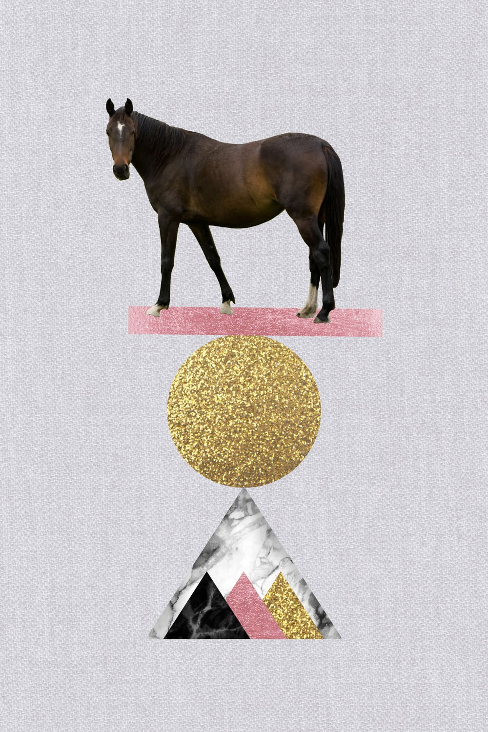 Geometric Balance Horse