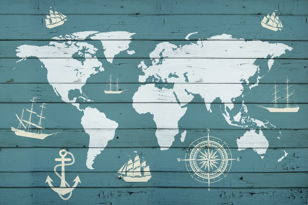 Nautical World Map
