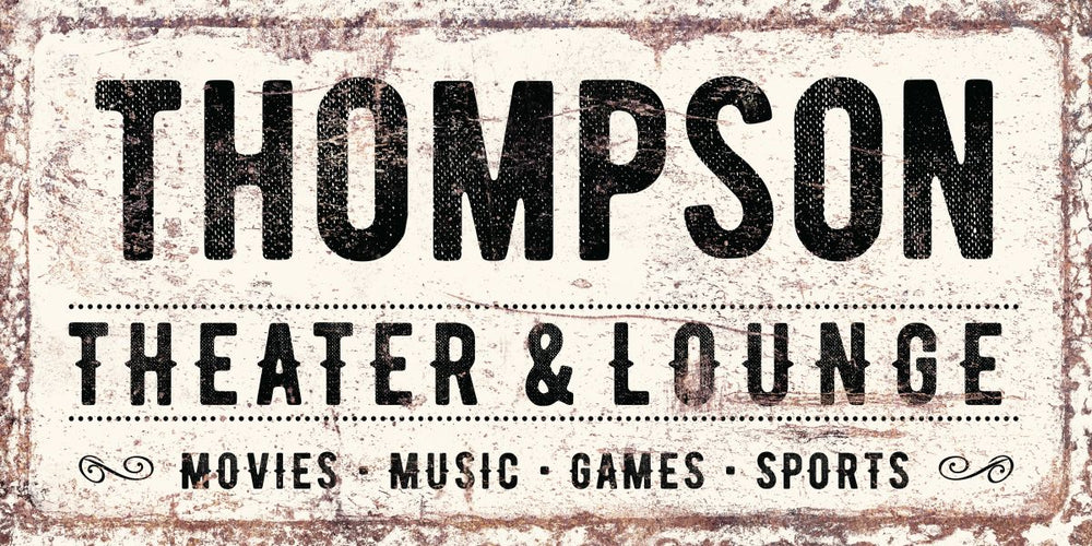 Thompson Theater And Lounge Sign