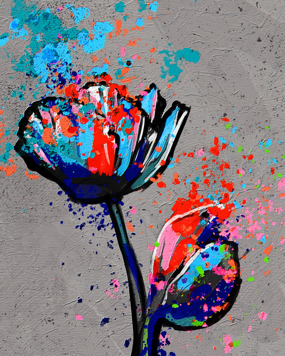 Abstract Poppy