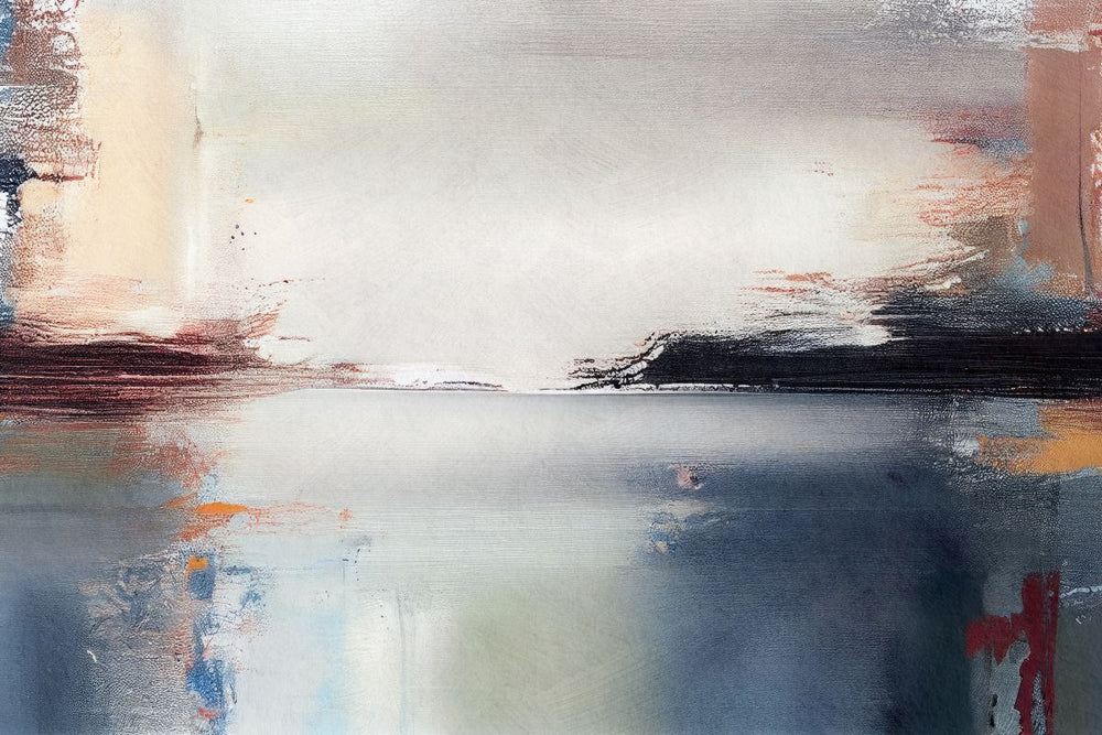 Abstract Gray Seascape