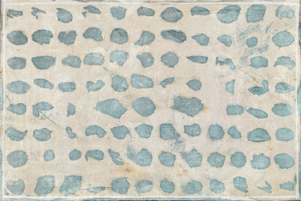 Minimalist Teal Speckle Art