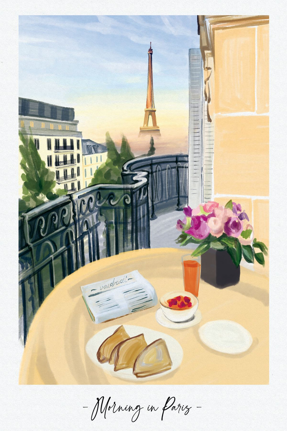 Paris View Breakfast