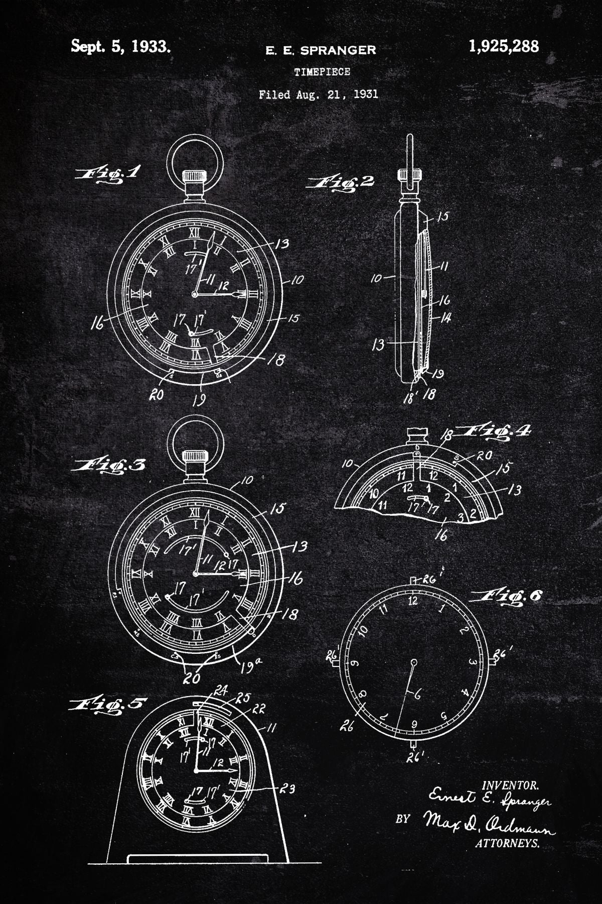 Timepiece Patent