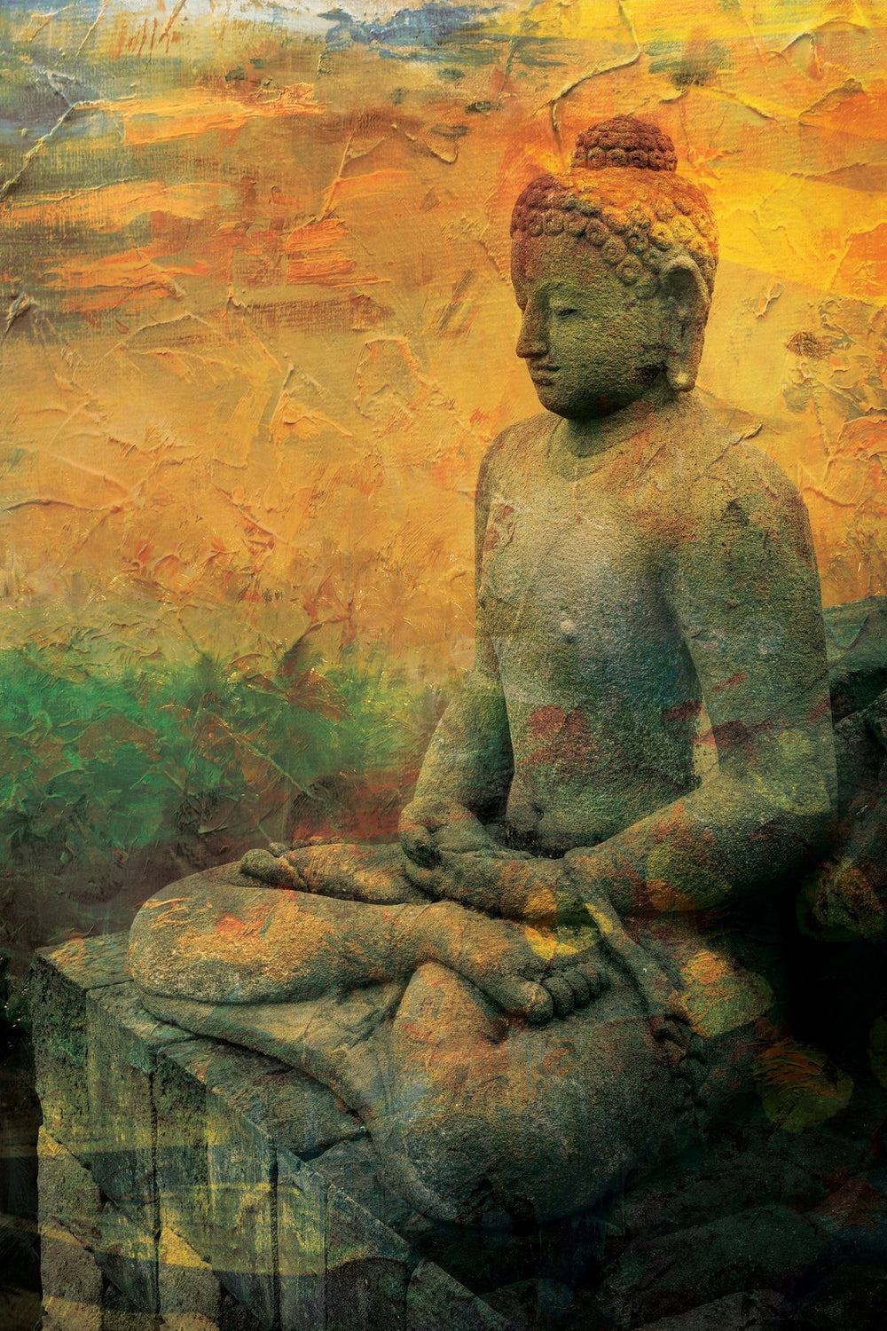 Vintage Sitting Buddha