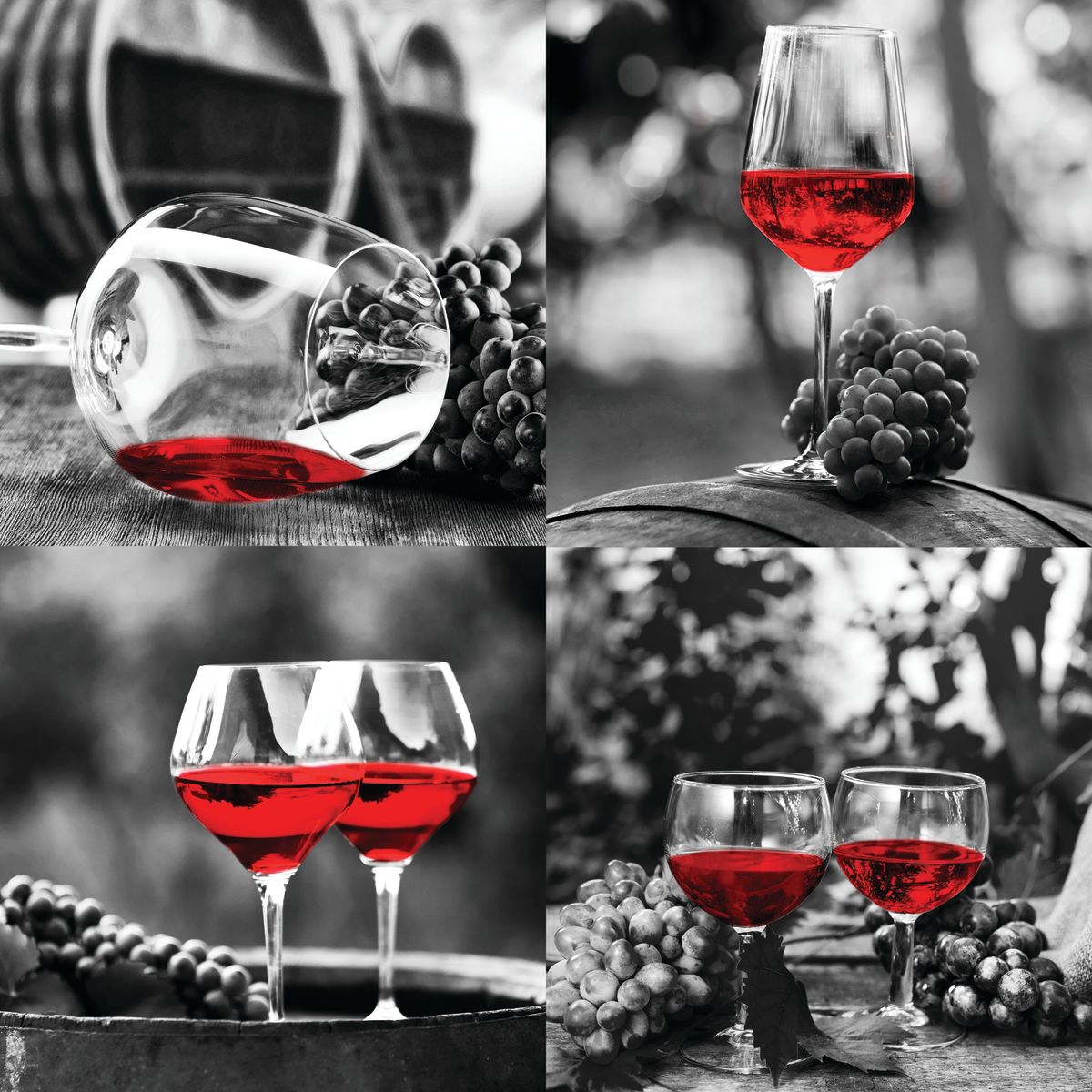 Red Wine Glasses Pop Set