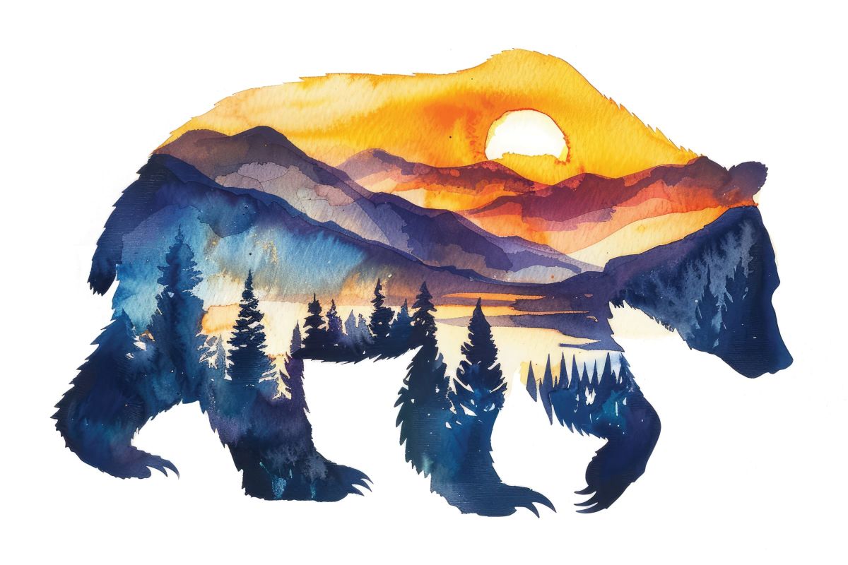 Bear Mountain Silhouette