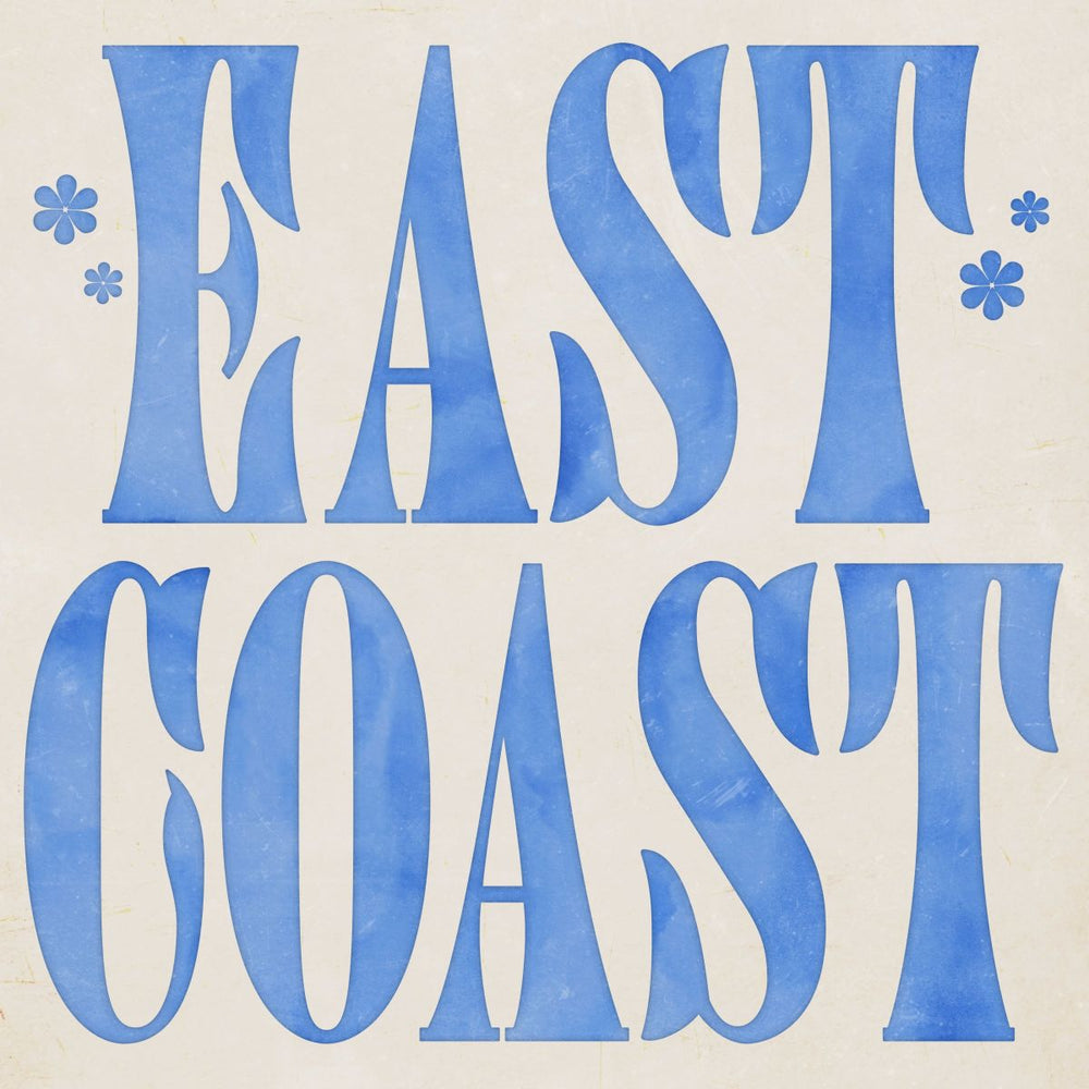 East Coast Typography Sign