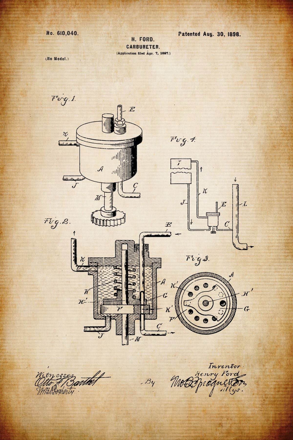 Carburetor Patent