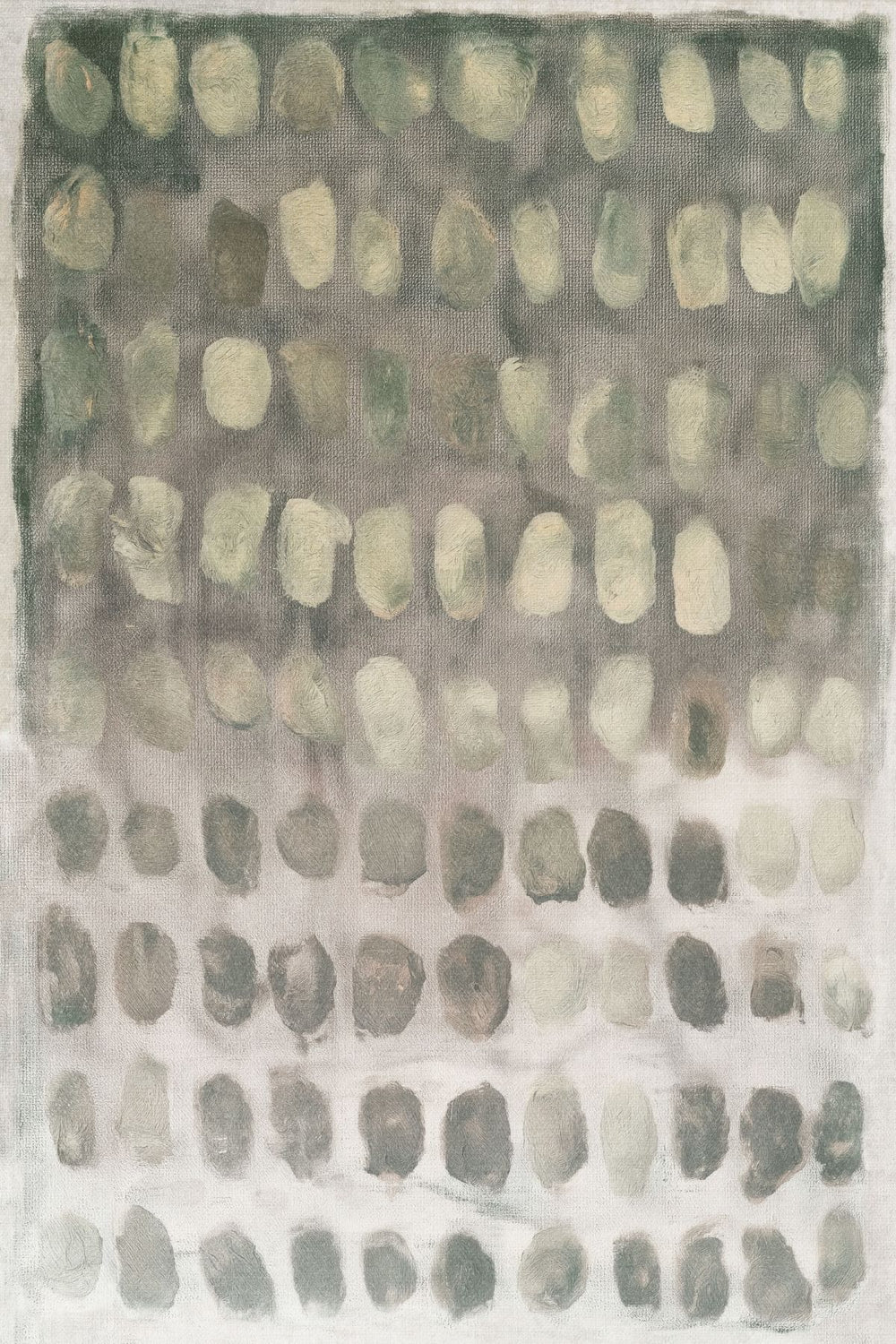 Soft Gray Abstract Ovals