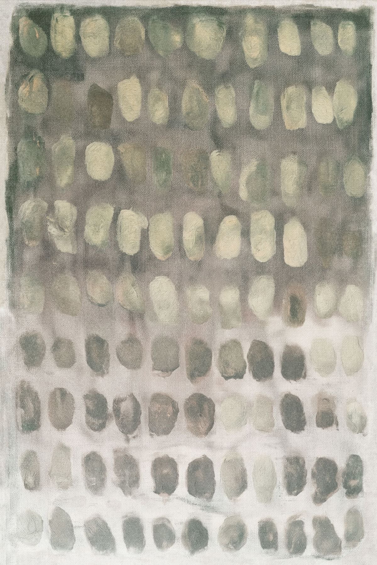 Soft Gray Abstract Ovals