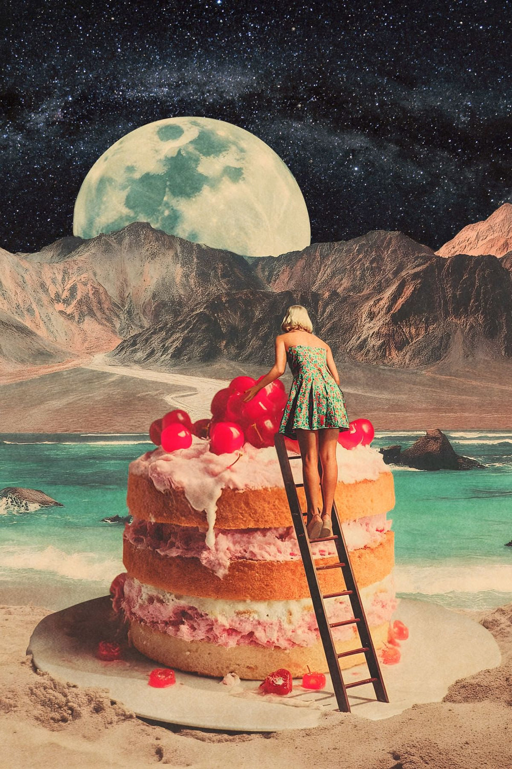 Woman In Dessert Dream
