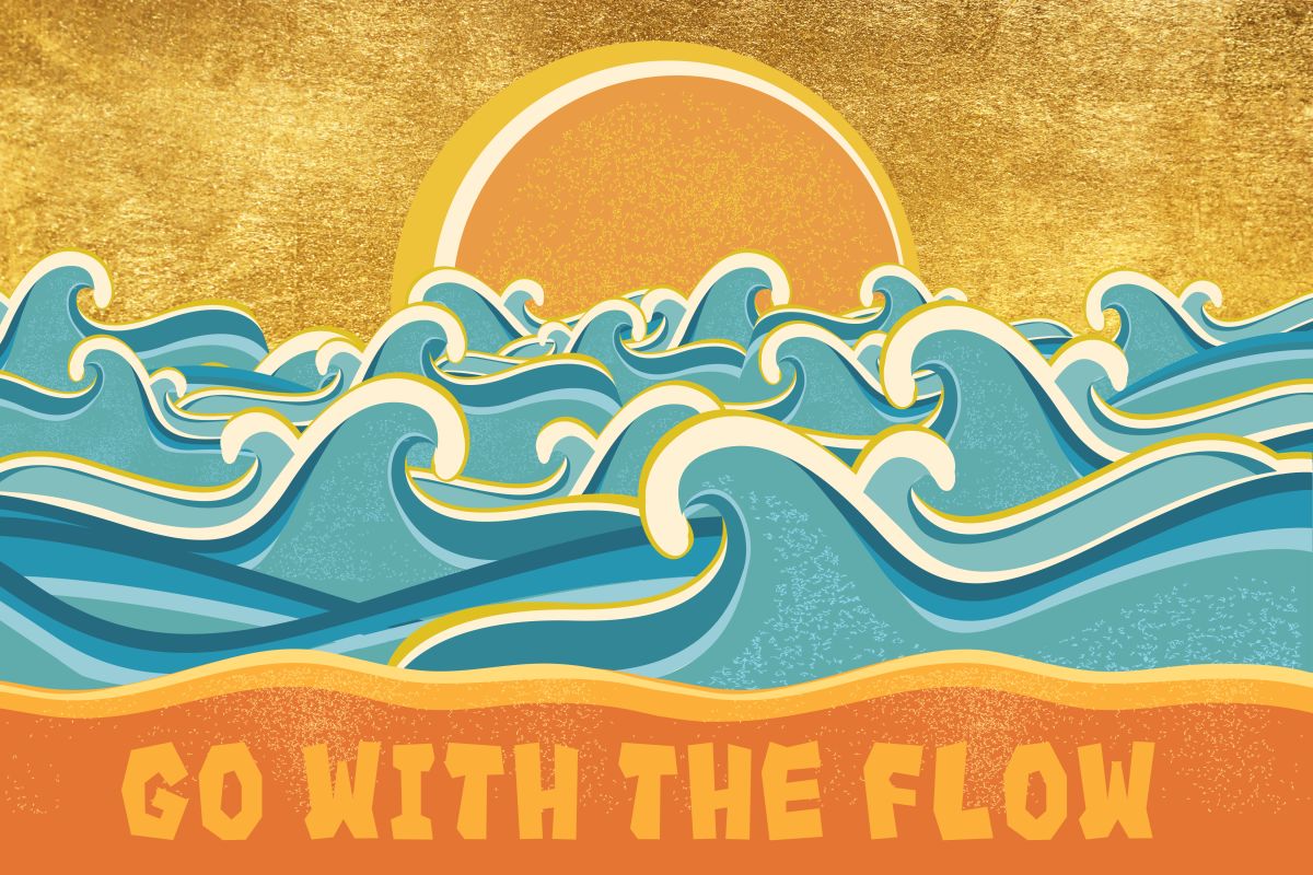 Go With The Flow Typography