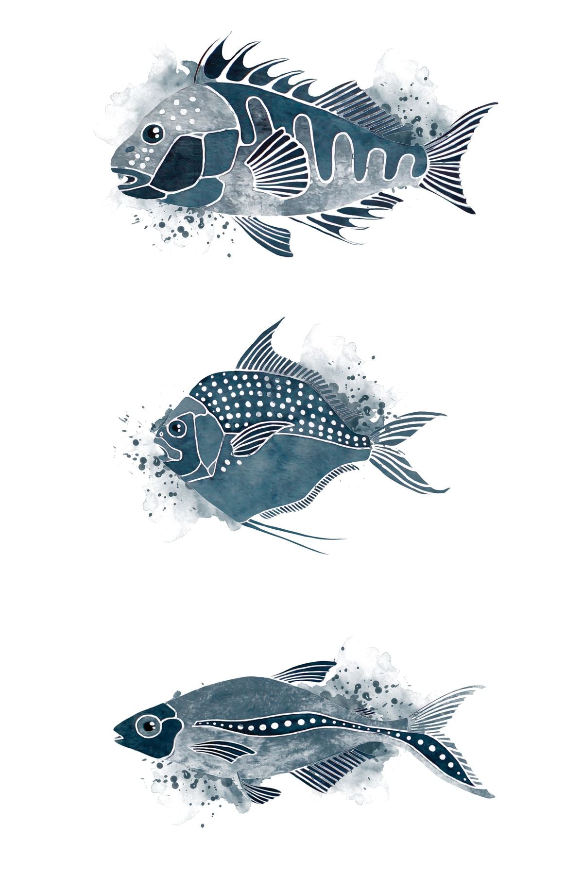 Dark Aquarium Fishes Smudge