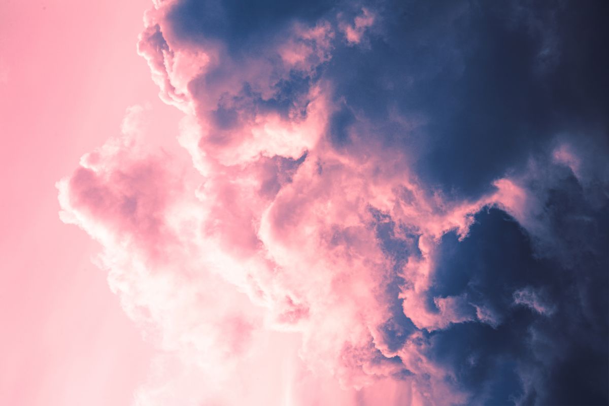 Pink Cumulus Cloud